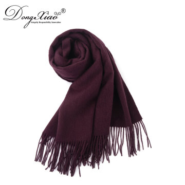 Western Europe Best Selling Products Cashmere Knitted Scarf With Beautiful Fringe